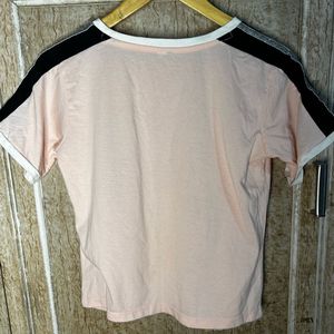 🎀Cute Pink T-Shirt with Sparkle Sleeves