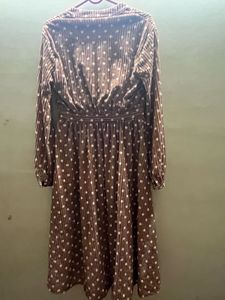 Chic Polka Dot Midi Dress