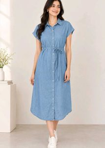 Classic Denim Shirt Dress