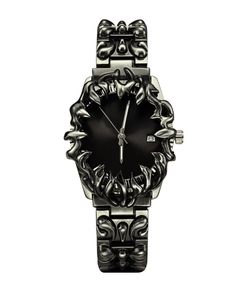 Ornate Black Gothic Watch