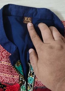 Katha Work Kurti