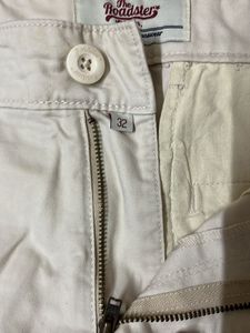 The Roadster Beige Casual Pants