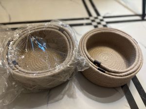 Cotton Rope Storage Baskets