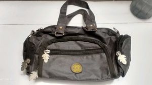 Chic Dark Grey Duffle Bag