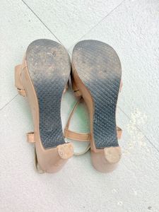 Chic Beige Platform Heels