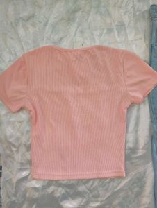 Pinteresty Pink Crop Top