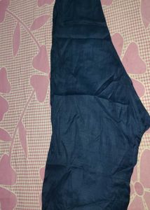 khadi cotton dark 🌑 blue woman pant stiched