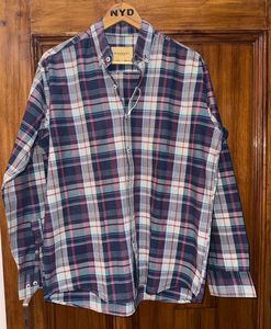Burberry Men's Plaid Button-Down Shirt
