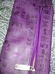 Purple Cosmetic Pouch
