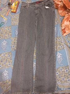 Women's Grey Bootcut Jeans