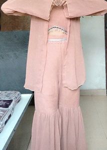 Stylish Crop Top Palazzo Set