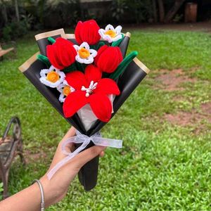 Handmade Crochet Flower Bouquet