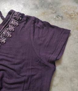 Purple Vintage Top.