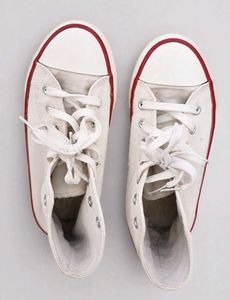 Classic White High-Top Sneakers brand all sports