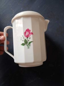 Vintage Rose Pitcher &amp; Glasses Set