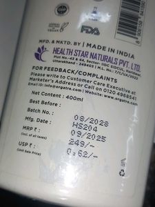 Orgartre Kesar Glow Body Lotion