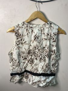 LOFT Floral Print Sleeveless Top