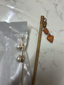Charming Hair Pin Set with Heart Charm