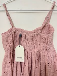 Pretty Pink Eyelet Dress