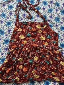 Boho Floral Halter Neck Top
