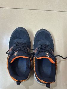 Men's Navy &amp; Orange Sports Shoes