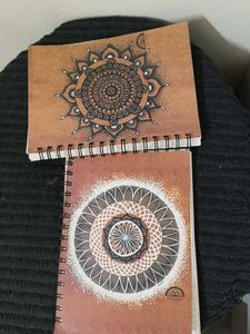 Mandala Art Spiral Notebooks (Set of 2)