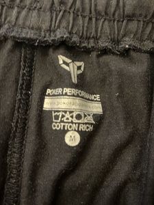 black shorts