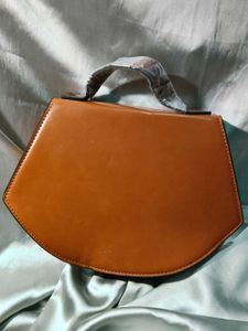Stylish Brown Top Handle Bag