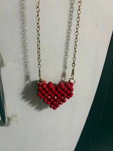 Charming Red Heart Pendant bag