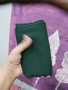 Elegant Green Hijab &amp; Kurti Set