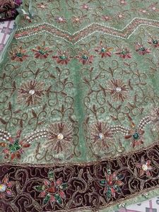 Semi Stitched Bridal Lehnga Choli