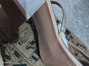 Zudio Gold Sandals - New with Tags
