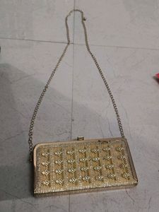 Golden Color Sling Bag