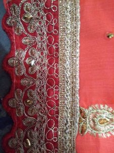 Embroidered Silk Saree