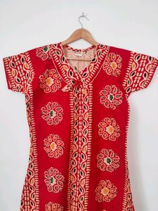 Red Ptinted Nighty (Women)