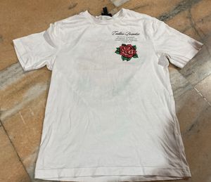 White Rose Graphic T-Shirt