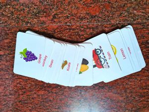 Set of 30 double sided Flashcards for Kids