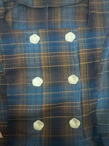 Madame Plaid Blazer &amp; Pants Set
