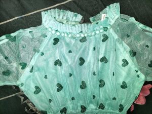 Beautiful Heart Print Gown