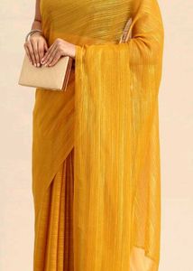 Elegant Mustard Saree