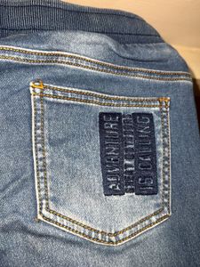 Blue Denim Joggers