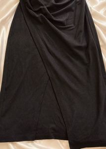 Chic Black Ruched Side Slit Bodycon Dress