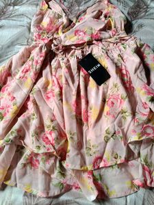 Floral Print Mini Dress