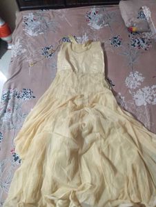 Elegant Embroidered Ethnic Gown