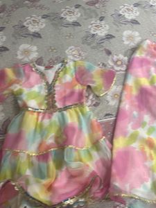 Colorful Tie-Dye Kurta Set