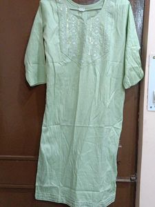 Embellished Green Kurta new
