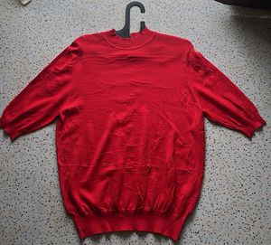 Red Pullover Sweater