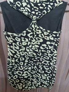 Stylish Leopard Print Sleeveless Top