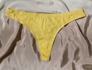 Comfortable Yellow Thong Panty