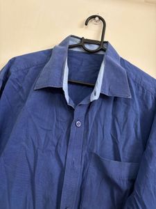 Men's Dark Blue Formal Shirt